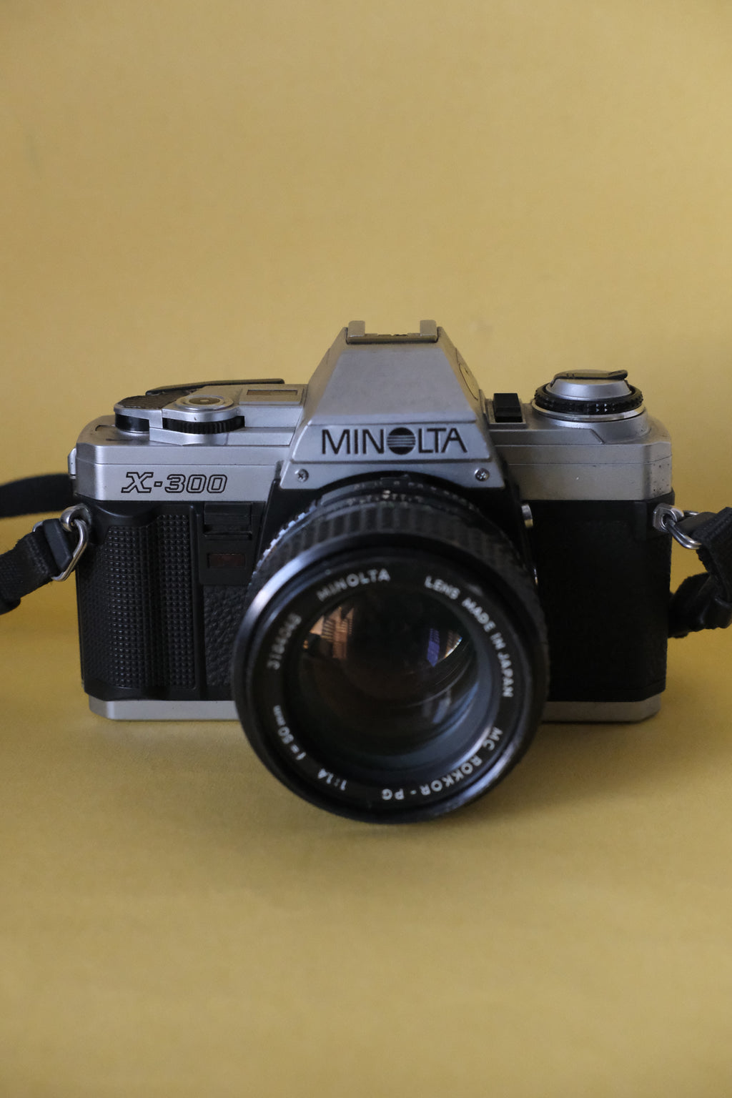 Minolta X-300 + Minolta MD Rokkor 50mm f/1.4