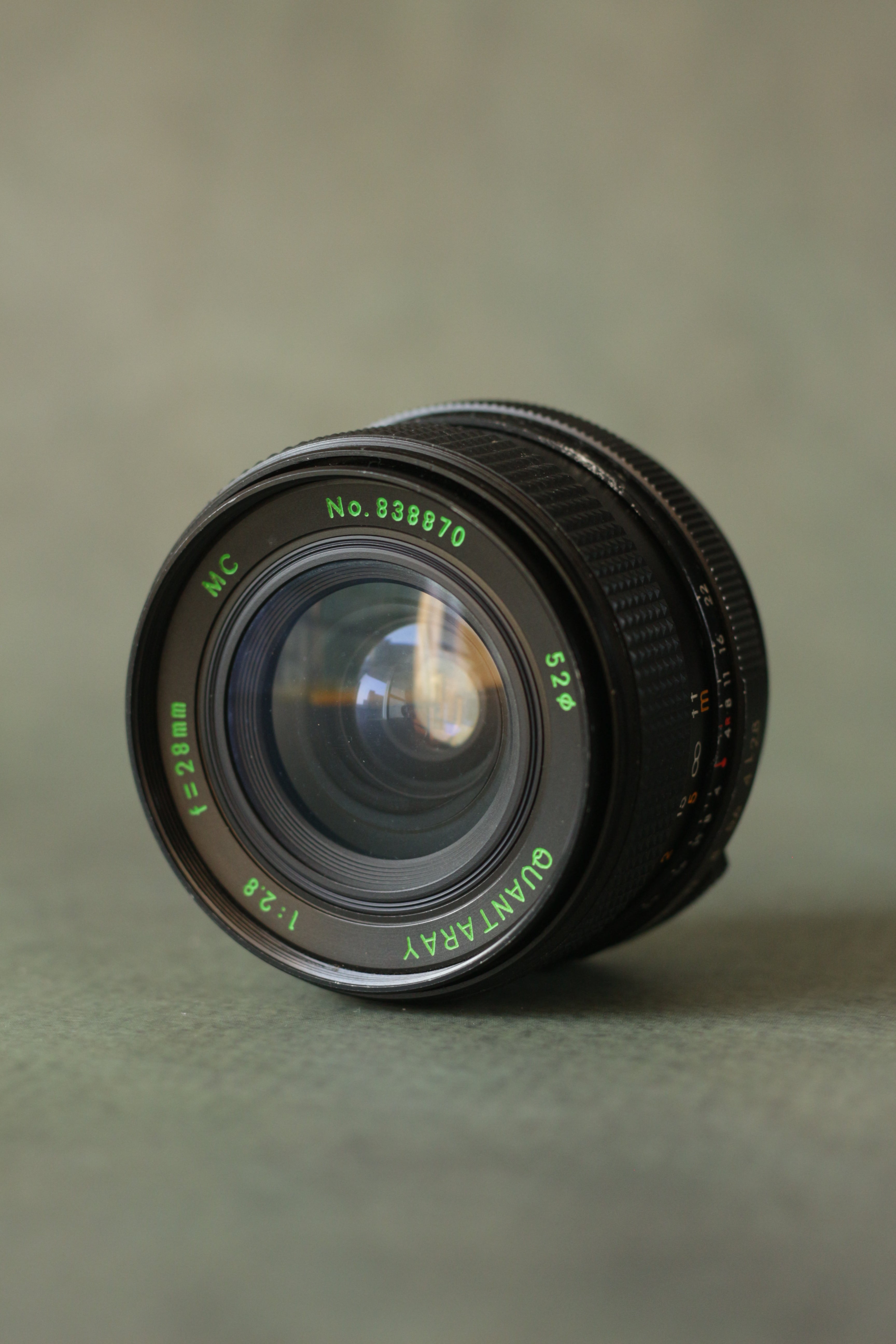Quantaray MC 28mm f/2.8 - M42 Mount