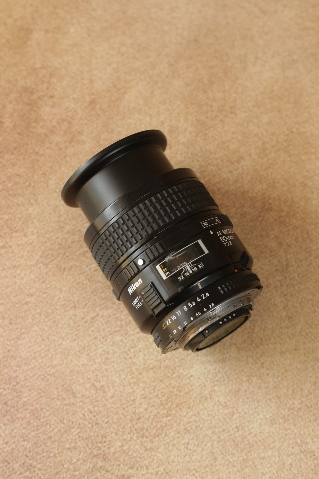 Nikkor AF 60MM F2.8 D Macro lens
