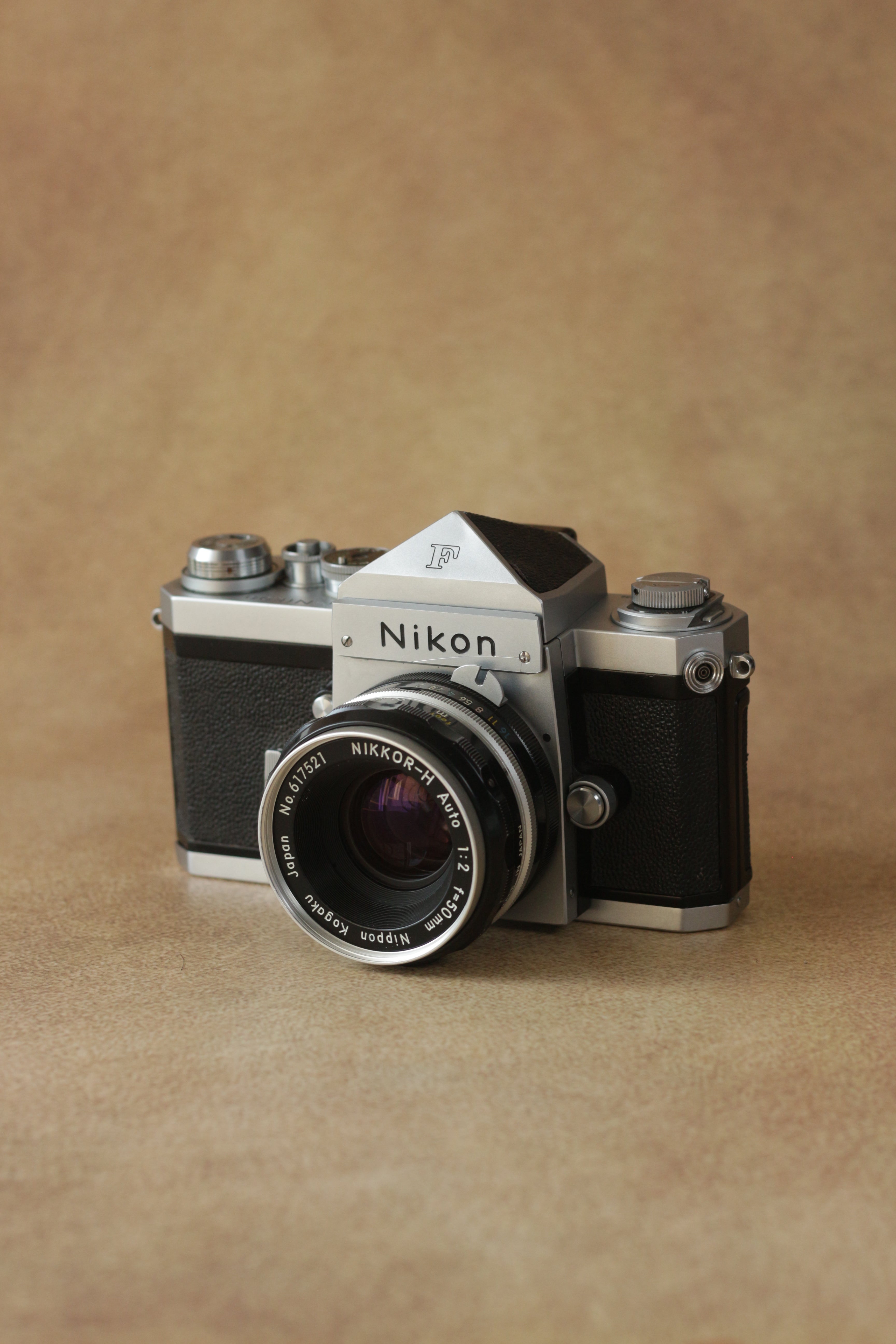 Nikon F + Nikkor-H Auto 50mm f/2 Lens