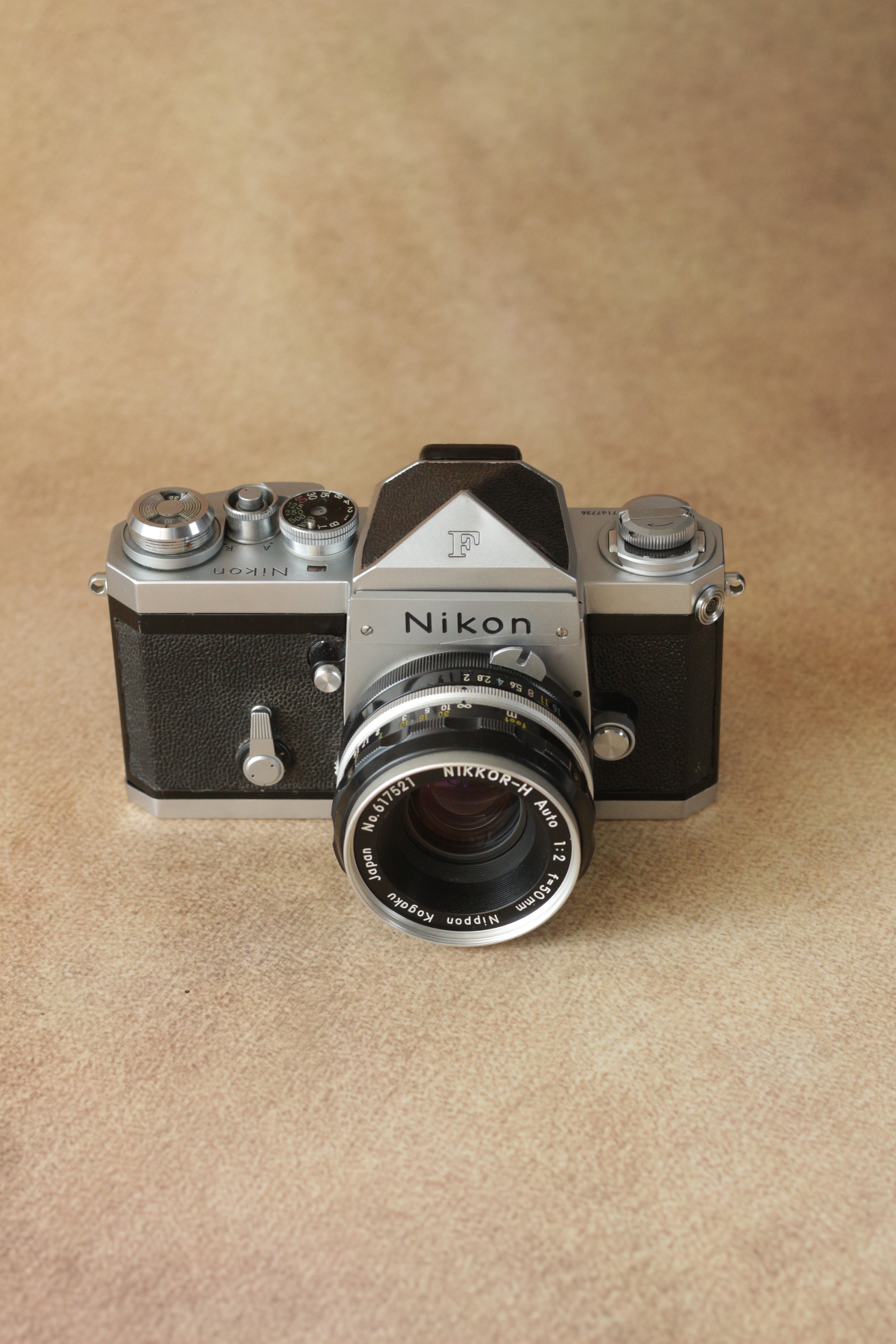 Nikon F + Nikkor-H Auto 50mm f/2 Lens